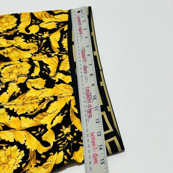 NWT Versace Barocco Greca Underwear Trunk Boxer Briefs Black Gold Size IT 4/ M - Picture 9 of 10
